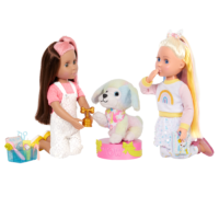 Wiggles Posable Poodle Shake Paw with Dolls