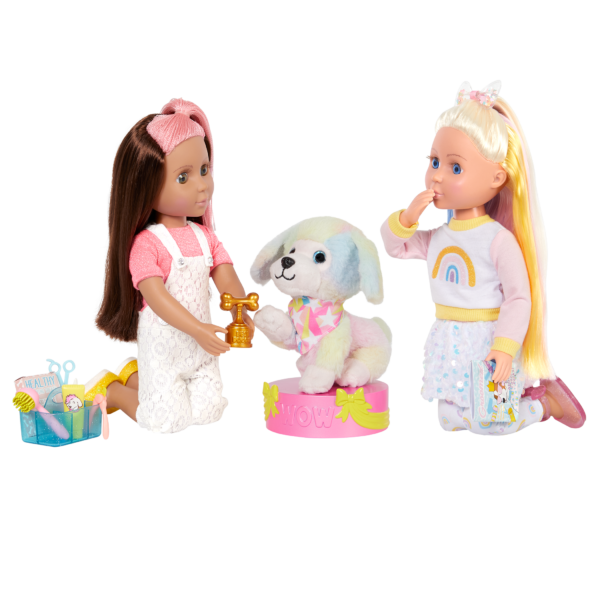Wiggles Posable Poodle Shake Paw with Dolls