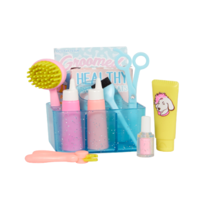 Toy Grooming Accessories in Container