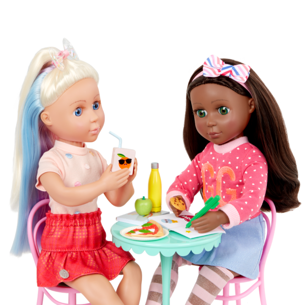 Glitter Girls Dolls Having Lunch Together