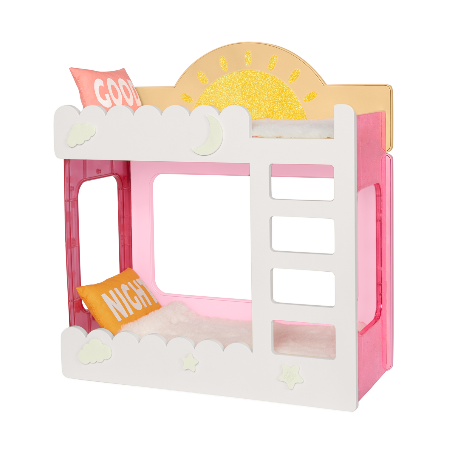 Comfy Clouds Bunk Bed 14inch Doll Playset Glitter Girls