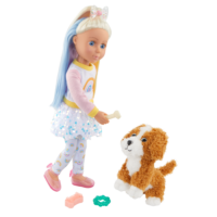 Glitter Girls Doll Training Froo Froo Goldendoodle