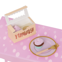 Box of cupcakes