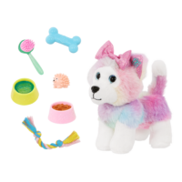 Toby Multicolored Stuffed Animal and Accessories