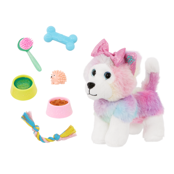 Toby Multicolored Stuffed Animal and Accessories