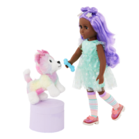 Glitter Girls 14-inch Doll with Toy Dog