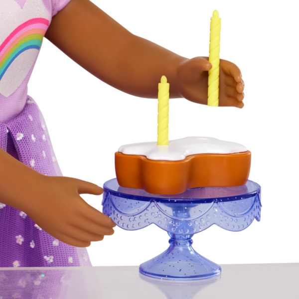 Glitter Girls Toy Cake with Candles for Dolls and Pups