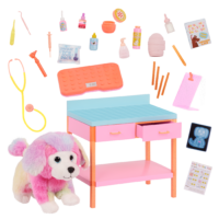 Glitter Girls Sniffles and Vet Table Playset