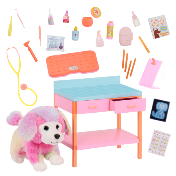 Glitter Girls Sniffles and Vet Table Playset