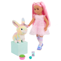 Glitter Girls 14-inch Doll with Pet Rabbit Lulu