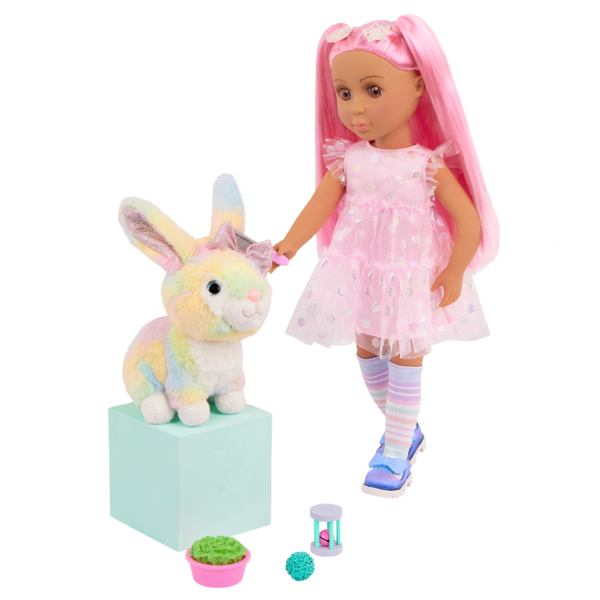 Glitter Girls 14-inch Doll with Pet Rabbit Lulu