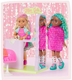 Glitter Girls Eve Doll & Christmas Tree Bundle in 2023  Glitter girl,  Beautiful brown eyes, American girl doll